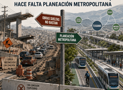Movilidad en Tijuana: obras sueltas no bastan; hace falta planeación metropolitana